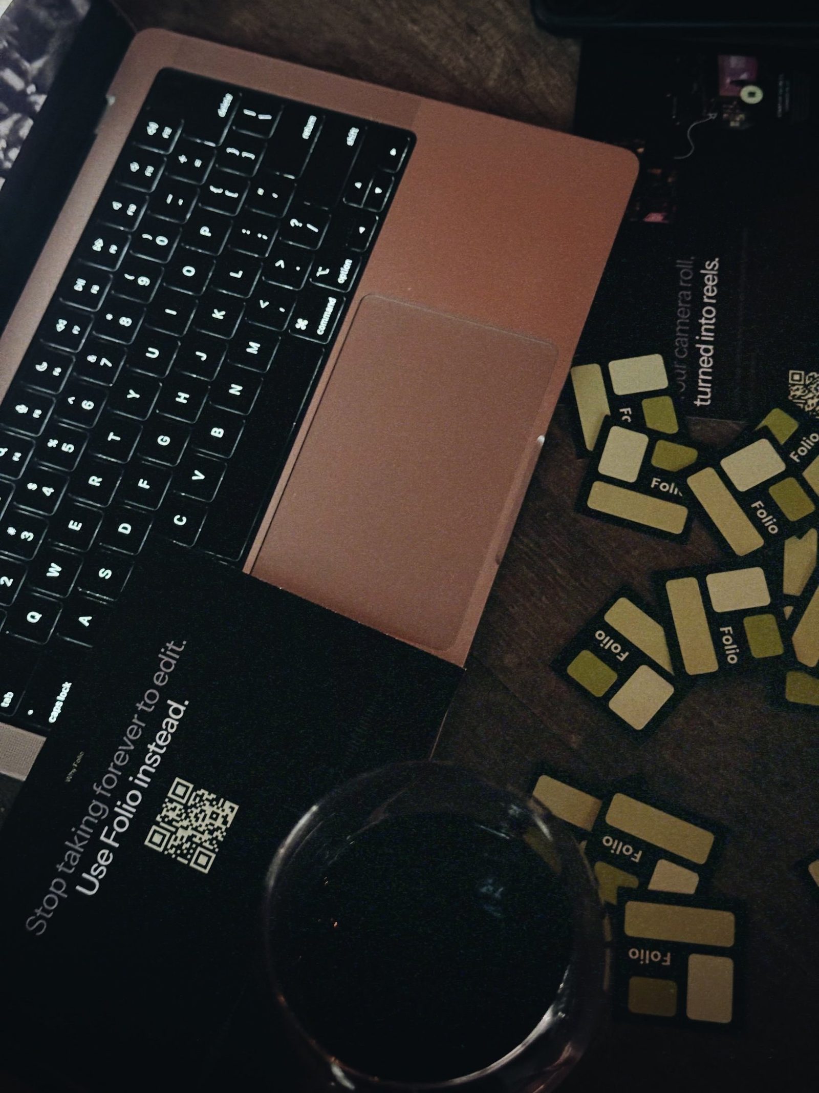 folio stickers and the deck